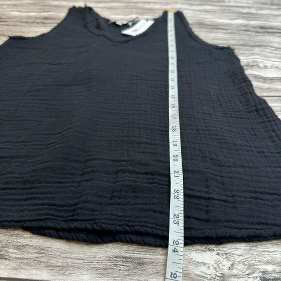 Michael Stars Los Angeles Women's Tammy V Neck Tank Top Black XS Extra Small NWT - Picture 12 of 12